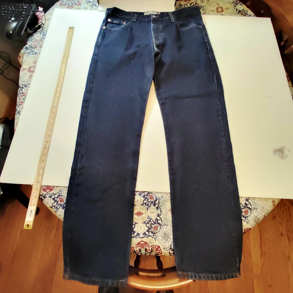 Levis 505 Regular Fit W38 L34 Denim Jeans